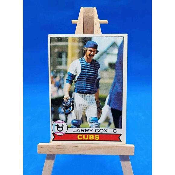 1979 Topps - Larry Cox #489 Chicago Cubs - Picture 2 of 4
